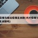 大兴疫情与顺义疫情无关联(大兴疫情与顺义疫情无关联吗)
